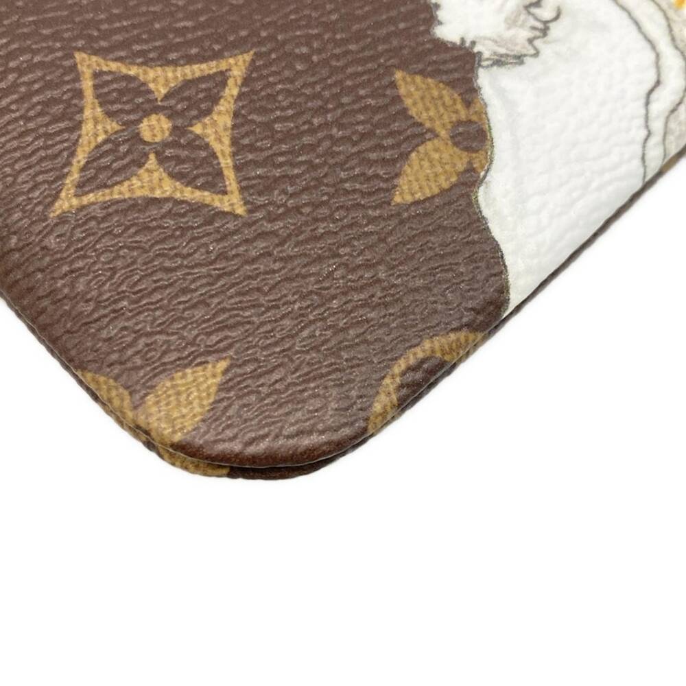 Louis Vuitton Phone Holder Accessory Case M25919 Monogram Canvas Cowhide - Picture 6 of 10